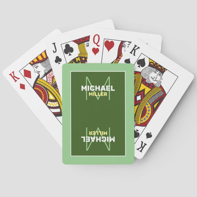 Green Playing Cards (Back)