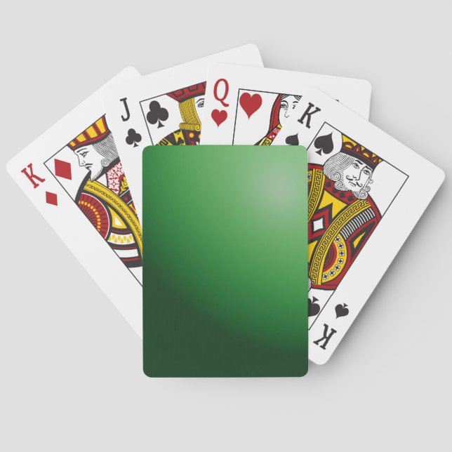 Green  playing cards (Back)