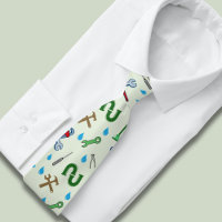 Green Plumbing Profession| Plumber Dad Tie