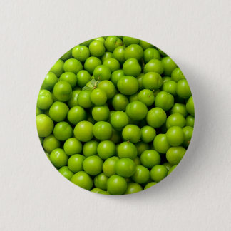 Green Plums 6 Cm Round Badge