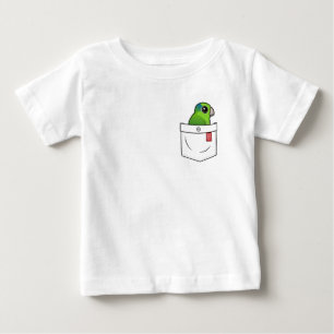 Green Pocket Parrot Baby T-Shirt