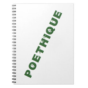 green poéthique notebook