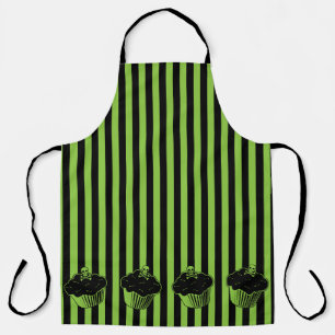 Green Poison Cupcake Apron