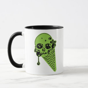 Green Poison Ice Cream Cone Mug