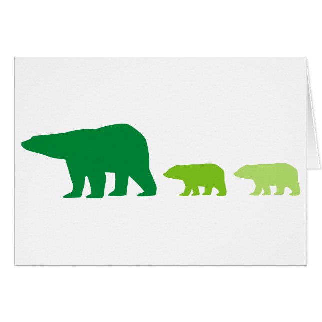Green Polar Bear (Front Horizontal)