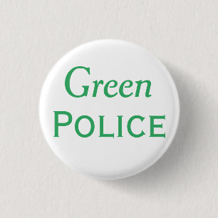 Green Police Button