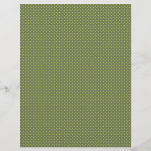 Green Polka Dot Scrapbook Paper