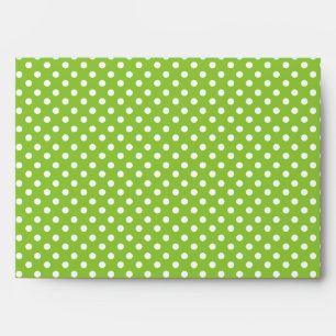 Green Polka Dots Envelopes