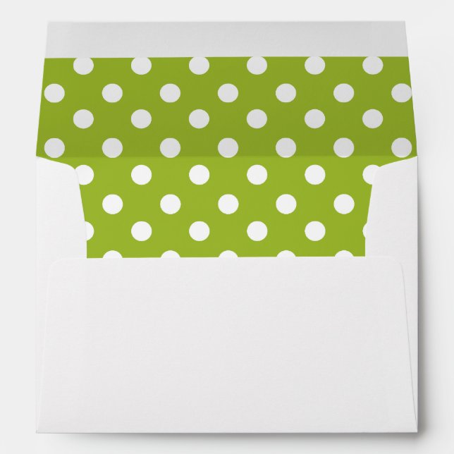 Green Polka Dots Envelopes (Back (Bottom))