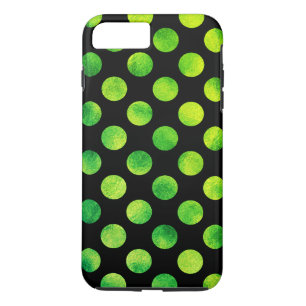 Green Polka Dots Faded iPhone 8 Plus/7 Plus Case
