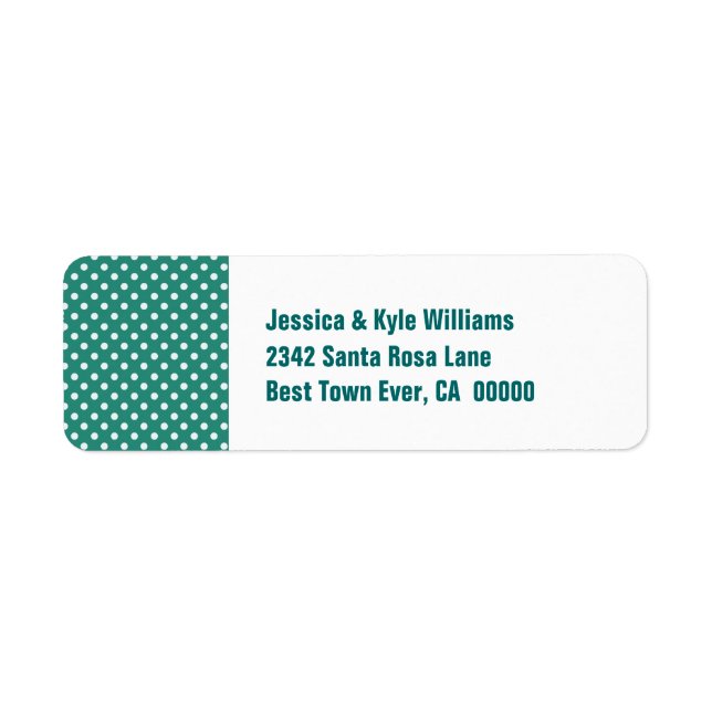 Green Polka Dots LA003 (Front)
