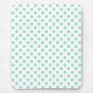 Green Polka Dots Pattern Dot Pattern Illustrator T Mouse Mat