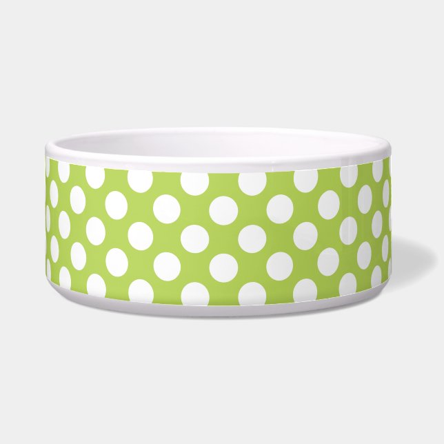 Green Polka Dots, Polka Dot Pattern, Dots, Dotted (Front)