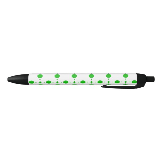 Green Polka Dots, Polka Dot Pattern, Dots, Dotted Black Ink Pen (Bottom)
