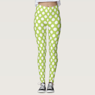 Green Polka Dots, Polka Dot Pattern, Dots, Dotted Leggings