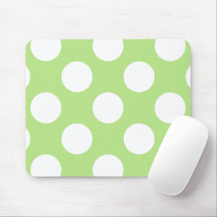 Green Polka Dots, Polka Dot Pattern, Dots, Dotted Mouse Mat