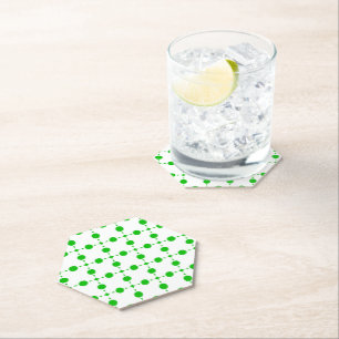 Green Polka Dots, Polka Dot Pattern, Dots, Dotted Paper Coaster
