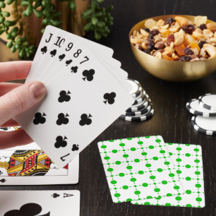 Green Polka Dots, Polka Dot Pattern, Dots, Dotted Playing Cards