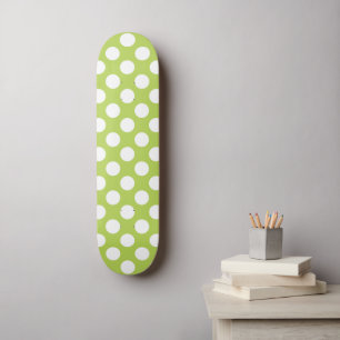 Green Polka Dots, Polka Dot Pattern, Dots, Dotted Skateboard