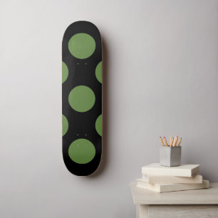 Green Polka Dots, Polka Dot Pattern, Dots, Dotted Skateboard