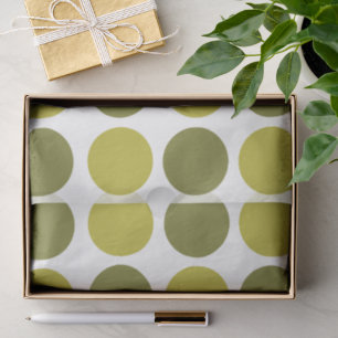 Green Polka Dots Tissue Paper