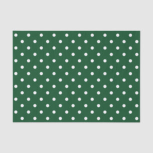 Green Polka Dots Tissue Paper