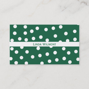 Green Polkadots Business Card