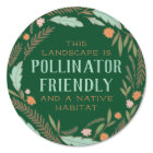 Green Pollinator Friendly Landscape Yard