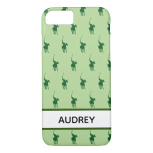 Green Polo Player iPhone 8/7 Case