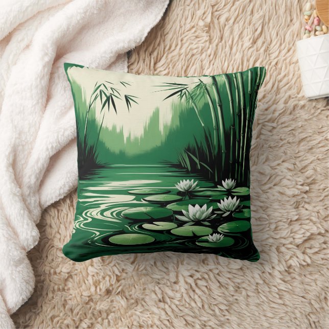 Green Pond Cushion (Blanket)