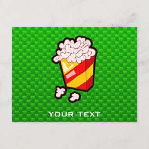 Green Popcorn Postcard