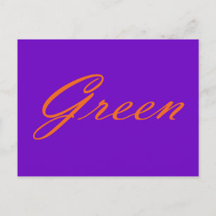 Green Postcard