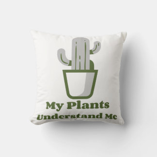 Green Potted Cactus Cushion