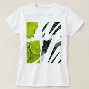 Green Print Sparkling T-Shirt