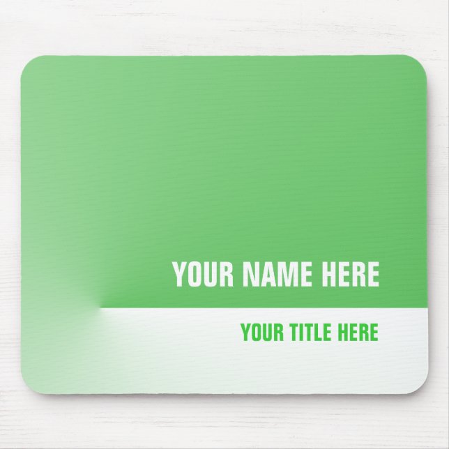 Green Pro Mouse Mat (Front)