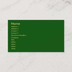 Green Profile Card