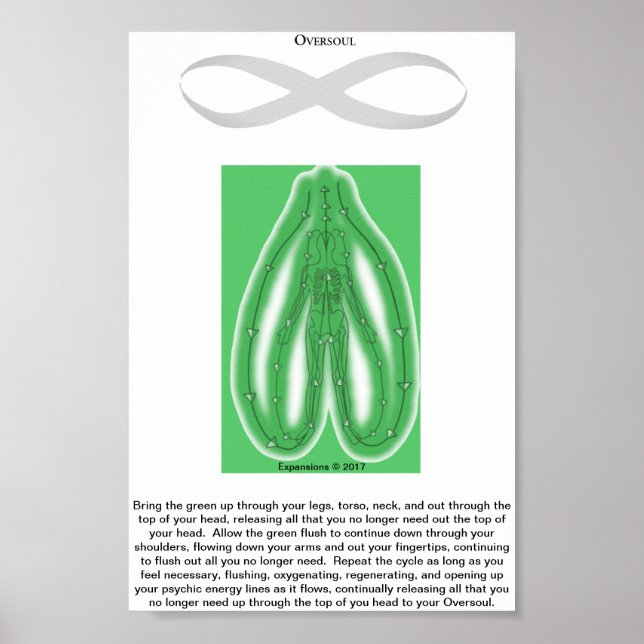 Green Psychic Flush Poster (Front)