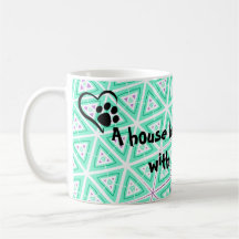 Green & Purple A house becomes a home with a dog