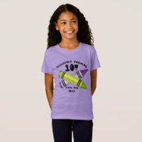 Green Purple Artist Crayons Child Birthday Party