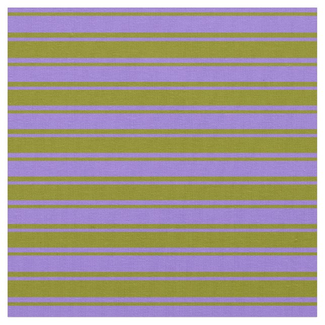 Green & Purple Coloured Stripes Fabric (Close Up)