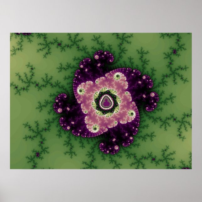 Green/Purple Julia Talisman (Print) Poster (Front)