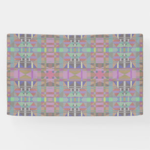 Green Purple Pink Geometric Banner