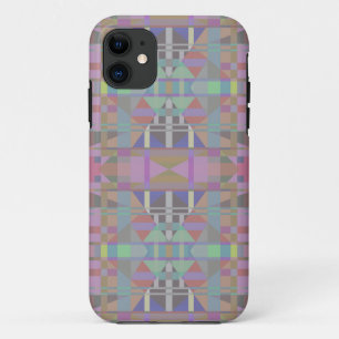 Green Purple Pink Geometric iPhone 11 Case