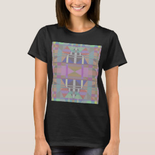 Green Purple Pink Geometric T-Shirt