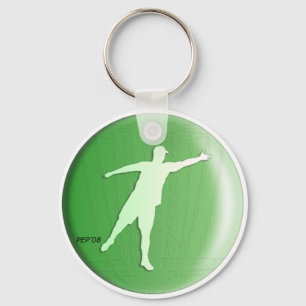 Green Putter Key Ring