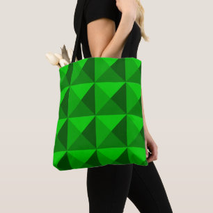 Green Pyramids Tote Bag