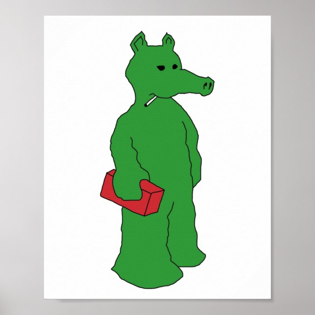 green quasimoto poster (Front)
