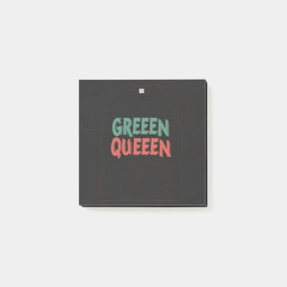 GREEN QUEEN POST-IT NOTES