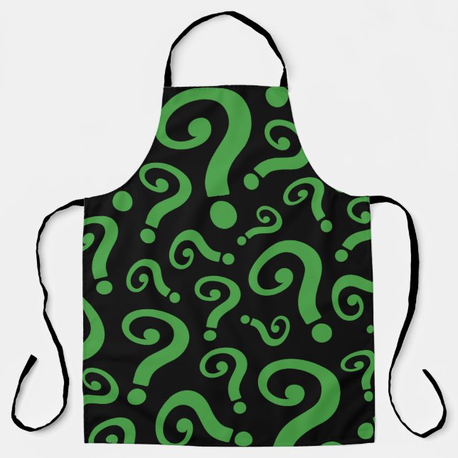 Green Question Mark Apron (Front)