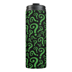 Green Question Mark Thermal Tumbler